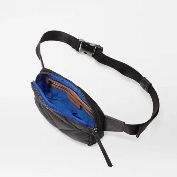 MZ Wallace Quilted Madison Belt Bag Black $195 - Picture 3 of 7